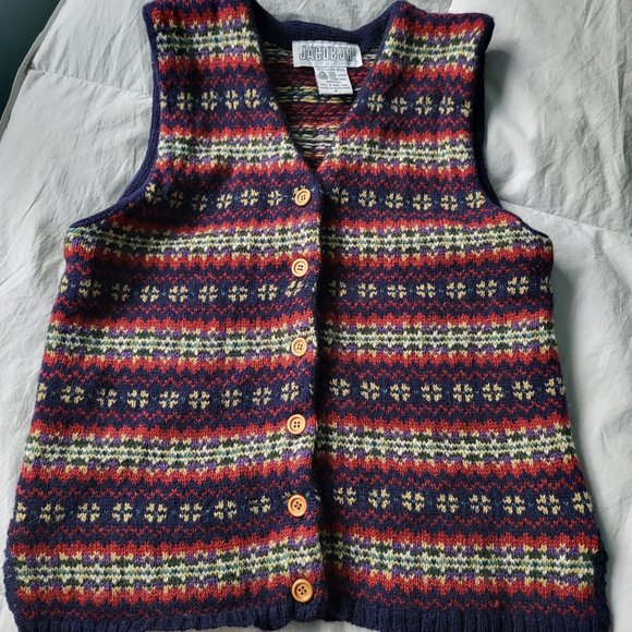 Jacob Jr. Virgin wool sweater vest - Picture 1 of 6